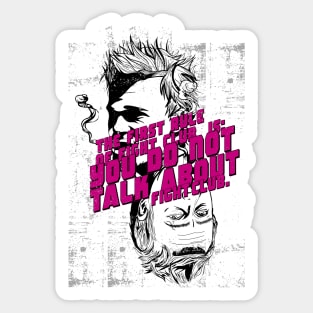 Fight Club - First Rule Sticker